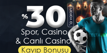 Celtabet 30% Anlık Kayıp Bonusu (Spor - Casino) celtabet-spor-casino-canli-casino-kayip-bonusu