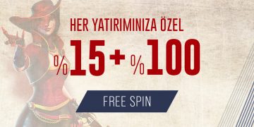 Oleybet Her Yatırımınıza Özel 15% + 100% Free Spin oleybet-her-yatirima-ozel-freespin