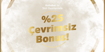 Kulisbet 25% Slot Çevrimsiz Bonus kulisbet-cevrimsiz-bonus