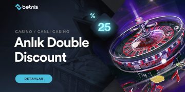 Betnis 25% Double Discount - Casino betnis-anlik-casino-discount