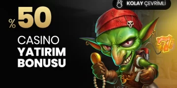 Extrabet 50% Casino Yatırım Bonusu (Kolay Çevrimli) extrabet-casino-yatirim-bonusu