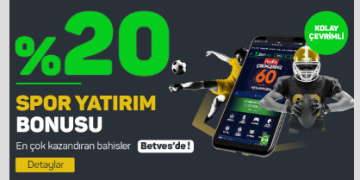 Betves %20 Spor Çevrimsiz Yatırım Bonusu betves-cevrimsiz-spor